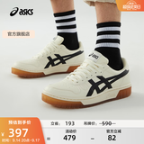 亚瑟士ASICS男鞋女鞋运动休闲鞋复古篮球鞋百搭板鞋 COURT MZ 米白色/黑色 42.5