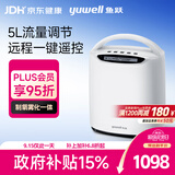鱼跃家用制氧机保健1L1-5L升流量可调带雾化老人孕妇吸氧机YU560