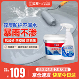立邦固沙剂水泥地面防潮防水涂料屋顶楼顶房顶补漏王5KG 灰色
