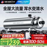 净邦 全屋中央净水器家用管道式超滤机净水机农村井水大流量别墅商用自来水前置过滤器PVDF抗拉伸膜 全屋大流量5500L