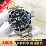 浪琴（LONGINES）【二手99新】浪琴LONGINES康卡斯全自动手表男士机械石英腕表300M潜航夜光瑞士品牌十大钟表 【44机械黑盘】L3.841.4.56.6