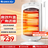 格力（GREE）小太阳取暖器家用办公室远红外电暖器速热防烫摇头节能暗光电暖气取暖炉 NSD-12-WG