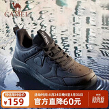 骆驼（CAMEL）运动鞋秋冬季新款男鞋户外革面防泼水轻便通勤休闲鞋子减震跑步鞋