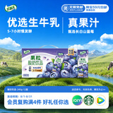 伊利优酸乳果粒酸奶饮品蓝莓味 245g*12盒 真实果粒 中秋礼品礼盒装