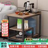 时黛家居沙发边几边桌大理石纹简约客厅置物茶水架床边角几茶几桌