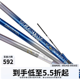 达亿瓦（DAIWA） 一击未来  鲢鳙竿 轻量大物/黑坑/综合 台钓竿28调鱼竿钓鱼手杆 5.4m F54（轻量大物）