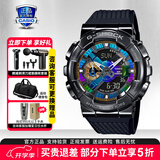 卡西欧（CASIO）学生手表黑金GSHOCK潮流双显运动防水石英电子表送男友开学礼物 GM-110B-1AP【男神同款】