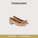 菲拉格慕（Ferragamo）女士Vara蝴蝶结高跟鞋 0753641_1D _ 75 礼物送女友
