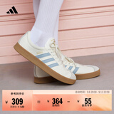 adidas「T头鞋」VL COURT 2.0复古休闲板鞋德训鞋阿迪达斯轻运动   汉玉白/蓝色/金色 (推荐女生买小半码)   37