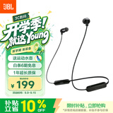 JBLTUNE135BT蓝牙无线耳机 颈挂式运动耳机 无线立体声耳机适用 苹果耳机黑色