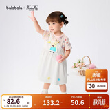 巴拉巴拉【小猪佩奇联名】童装女童连衣裙宝宝裙子儿童夏装可爱洋气亲肤甜