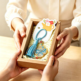 新玥教师节礼物四叶草钥匙扣挂件礼盒2026新款幼儿园小学送老师礼物