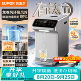 苏泊尔（SUPOR）有钛内胆电热水瓶风冷降温5L水箱可拆2200W速沸烧水壶净饮水机 恒温水壶调奶器SW-50T201Pro