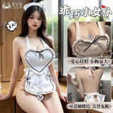 惹火猫（cupidcat）情趣内衣性感制服诱惑连衣裙火辣女仆露背角色扮演睡衣免脱R1503