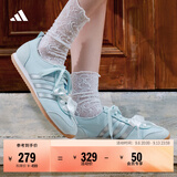 adidas「冰淇淋T头鞋」VS JOG 2.0薄底运动鞋男女阿迪达斯轻运动 浅天蓝/金属银/亮白 (推荐女生选小半码)   38