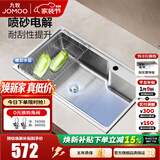 九牧（JOMOO）水槽304不锈钢厨房大单槽多功能水池洗菜盆洗碗盆 06677【75*45】不含龙头