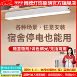 督牌护眼台灯宿舍灯LED台灯充电磁吸大学生寝室书桌学习床头阅读灯 【充电款-酷毙白】充电线
