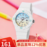 卡西欧（CASIO）手表 学生儿童表 百搭时尚 防水夜光指针考试手表情人节礼物 LRW-200H-2E2