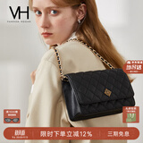 VANESSA HOGAN VH女包极光菱格包轻奢气质百搭小香风链条单肩斜挎小包生日礼物