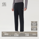 KOLON SPORT/可隆户外休闲裤 男士接触凉感防晒UPF50+针织夏日凉感裤 LHLP6MNT11-BK 黑色 3XL 190/94B