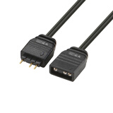 尘土电脑主板神光同步5V风扇分线器 ARGB拓展线 扩展转接线 一分二四 5V3针延长线 电脑机箱风扇集线器 ARGB 5V 3针一分一扩展线 50CM