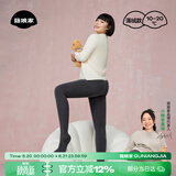 菇娘家灰色打底裤羊毛保暖连裤袜女秋冬加绒格雷裤光腿神器可外穿显瘦