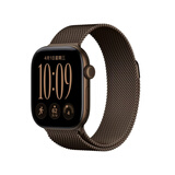 Apple/苹果/苹果 Watch Series 12 智能手表蜂窝版42毫米深古铜色铝金属表壳深古铜色米兰尼斯表带均码