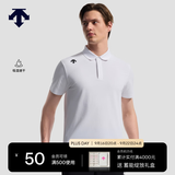 迪桑特（DESCENTE）DESCENTE迪桑特TRAINING系列男士吸湿速干D-TOUGH短袖POLO衫新品 WT-白色 XL (180/100A)