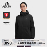 伯希和（Pelliot）[成毅同款]Primaloft金标P棉棉服女保暖防风春季外套125376010黑L