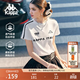 卡帕（Kappa）背靠背运动短袖女士2026新款夏季纯棉透气t恤跑步上衣 K0F42TD22D