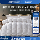 安睡宝（SOMERELLE）家纺羽绒被95%进口大朵白鹅绒被子春秋被冬被保暖被芯鹅绒被 【俄罗斯进口95白鹅绒+抗菌面料+立体锁暖】-冬被 【200*230cm】