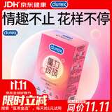 杜蕾斯（durex）避孕套安全套魔力玻玻水润超薄四合一20只 玻尿酸套套情趣成人