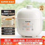 苏泊尔（SUPOR） 电炖锅 电炖盅 燕窝炖 宝宝辅食 婴儿煮粥锅1L精巧容量 bb煲 迷你煮粥煲汤锅隔水炖DZ10YC882