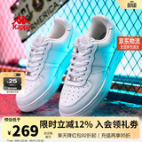 卡帕（Kappa）男鞋秋季2026新款增高透气小白鞋子男百搭休闲运动板鞋男鹭羽白44