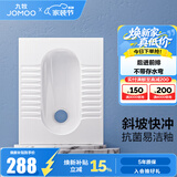 九牧（JOMOO）蹲便器 双档节水水箱抗污蹲便器 防臭劲冲自洁蹲便器套装 蹲便器E-【前排不带弯】14142