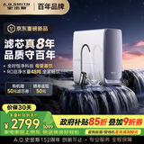 史密斯（A.O.SMITH）佳尼特【26年新品】蓝鲸1000G家用净水器厨房专用台下净水机直饮一体机8年RO膜 CR2500AE3