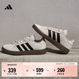 adidas 面包鞋 GRAND COURT BASE 00s休闲板鞋平底鞋男女阿迪达斯   灰色/黑色/酱紫   42