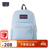 JANSPORT杰斯伯书包轻便双肩包男女旅行包简约背包电脑包学生校园 47LW7G7雾霾蓝-单侧边袋