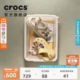 CROCS卡骆驰檀健次同款经典泡芙洞洞鞋轻便舒适男女同款花园鞋|207521 骨白色-2Y2(含智必星) 36 /37(220mm)