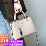 viney牛皮包包女包斜挎妈妈包大容量单肩手提包生日礼物高端送女友母亲
