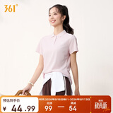 361°t恤女夏季新款运动polo衫速干休闲跑步健身短袖上衣662624111H-2