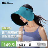 蕉下（beneunder）灯罩帽大帽檐遮阳帽子女黑胶防晒帽全脸遮阳空顶帽太阳帽BM563