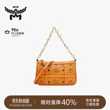 MCM【礼物】AREN迷你单肩斜挎包链条腋下包手提包干邑色