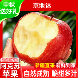 京地达苹果新疆阿克苏苹果鲁丽水果整箱净重8斤单果190g+源头直发包邮
