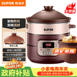 苏泊尔（SUPOR）电炖锅 电炖盅 煲汤锅炖汤锅 电煮锅 燕窝炖盅 煮粥神器 电砂锅 5L家用陶瓷内胆DG50YC806多功能锅