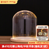 拼酷花轿凤冠十里红妆 3d立体金属拼图diy手工拼装摆件生日结婚礼物 玻璃灯罩-凤冠专用