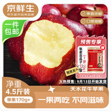 京鲜生 天水花牛苹果 净重4.5斤 单果170g+ 生鲜水果源头直发