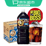 三得利（Suntory）日本进口BOSS无糖黑咖啡饮料 即饮咖啡液冰美式冷萃口感咖啡液 三得利无糖BOSS咖啡2L*6瓶整箱【多地当日达/隔日达】