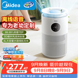 美的（Midea）【AI智能语音】无雾空气加湿器抗菌家用卧室落地静音母婴幼儿空调风扇清凉伴侣生日礼物SZY-W40S