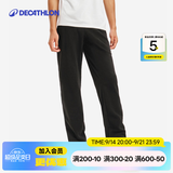 迪卡侬（DECATHLON）抓绒裤户外秋冬男女保暖裤内胆绒裤运动加绒秋裤直筒裤裤子 男款-黑色（新老款随机发货） S
